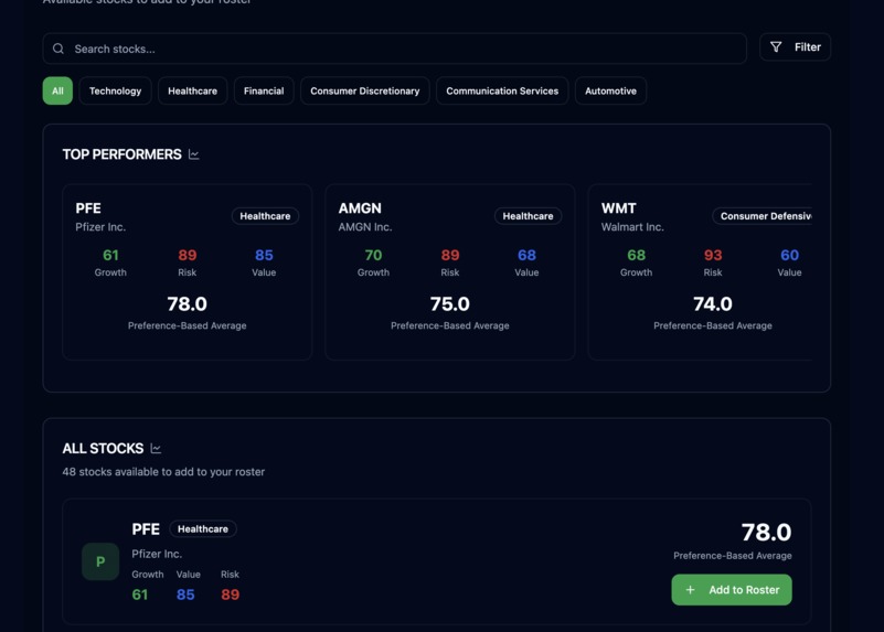 PortfoliGO – screenshot 2