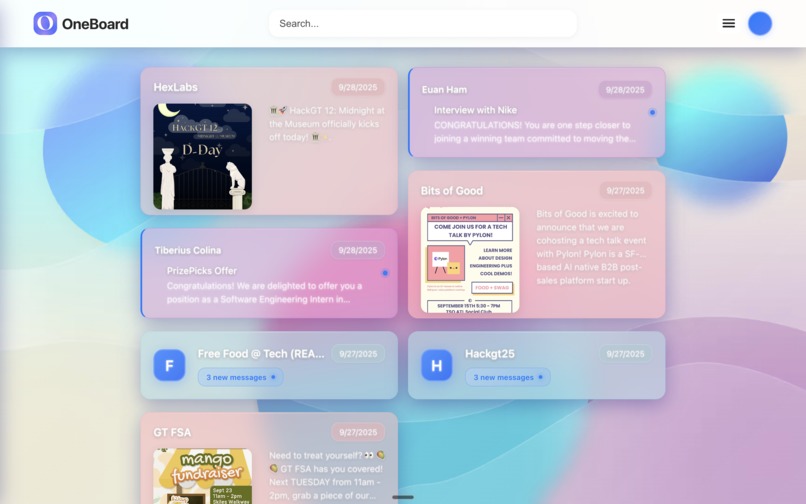 Oneboard – screenshot 1