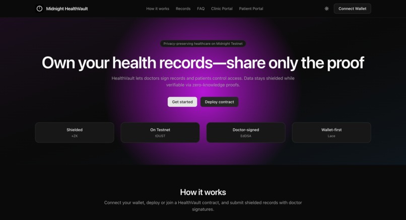 Midnight HealthVault – screenshot 1