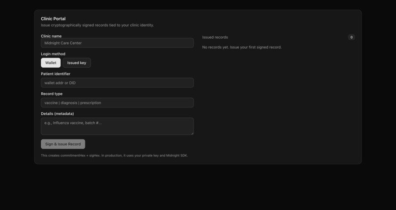 Midnight HealthVault – screenshot 3