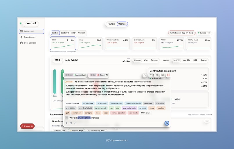 Counsel – screenshot 2