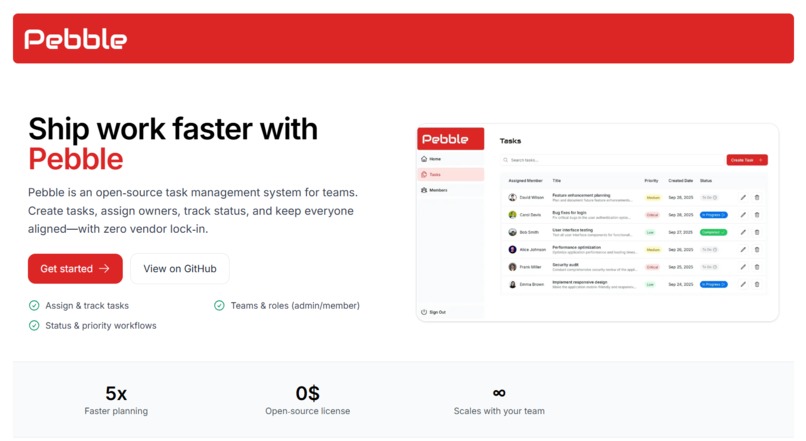 Pebble – screenshot 2