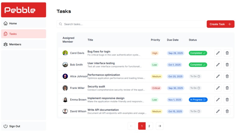 Pebble – screenshot 3