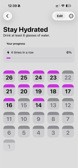 Habit Tracker – screenshot 2