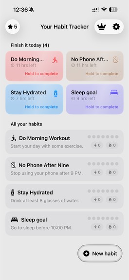 Habit Tracker – screenshot 4