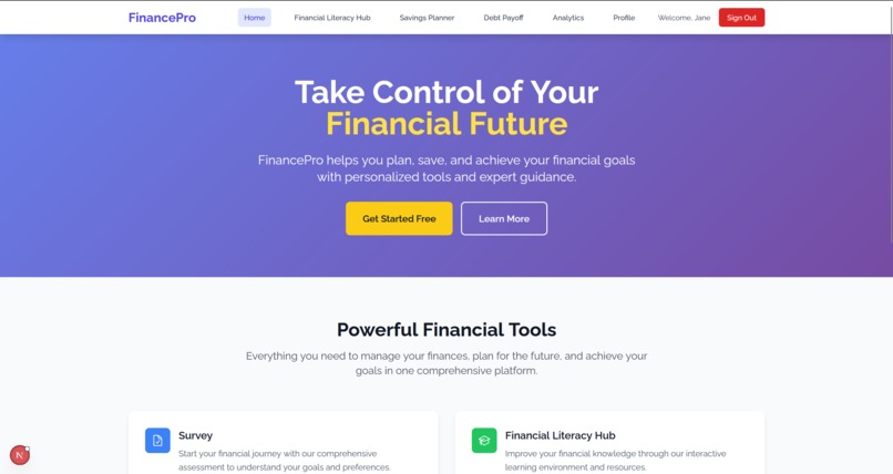 FinancePro – screenshot 2