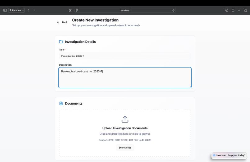 InvestiCAT – screenshot 3