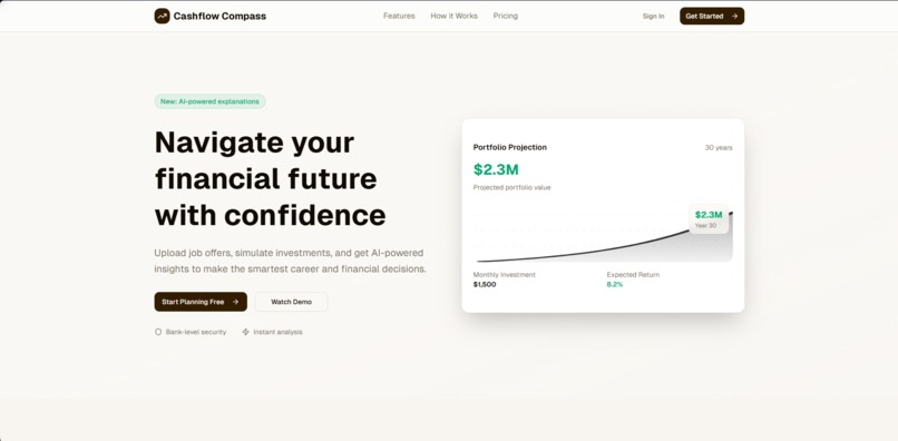 Cashflow Compass – screenshot 1