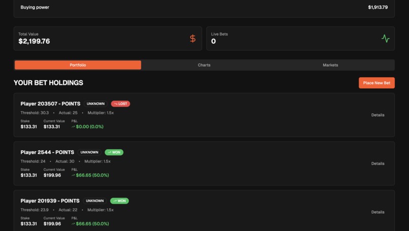 Sportfolio – screenshot 1