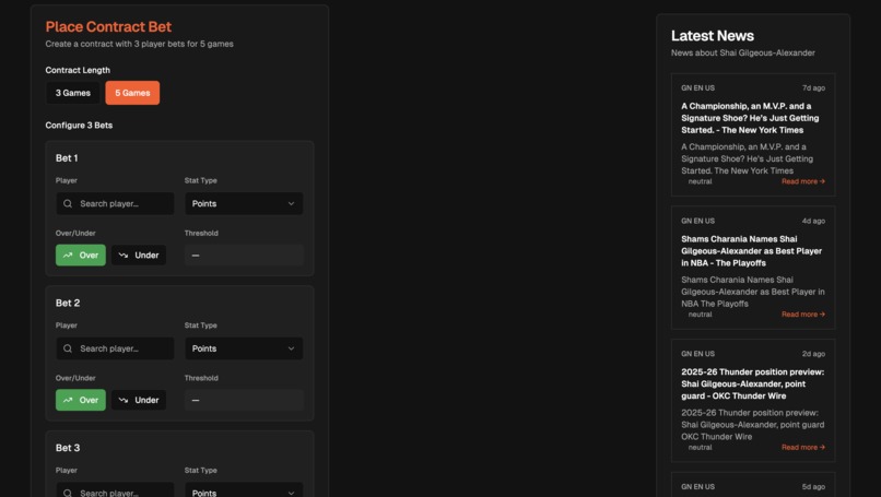 Sportfolio – screenshot 2