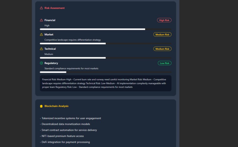 AI Venture Analysis Agent – screenshot 1