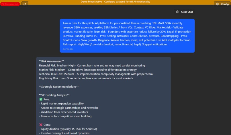 AI Venture Analysis Agent – screenshot 2