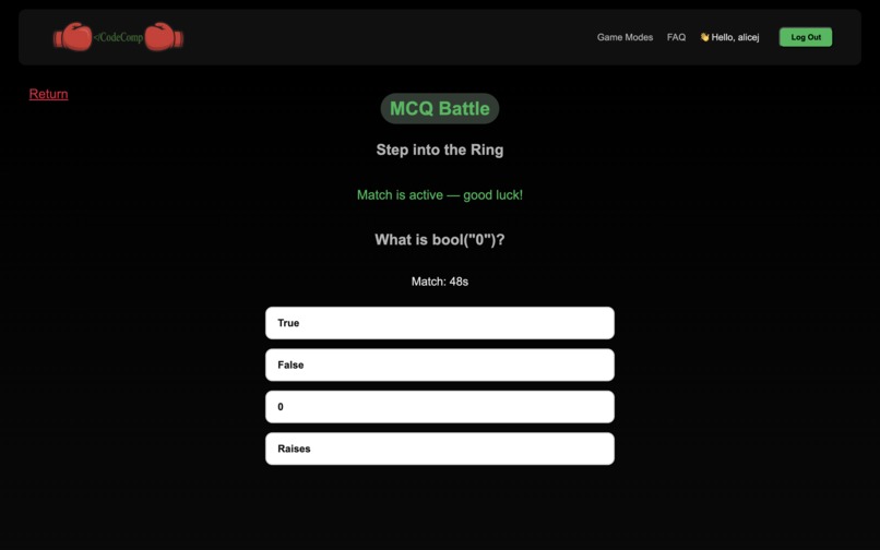 CodeComp – screenshot 5