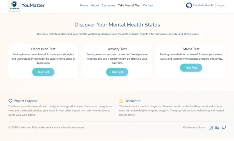 YouMatter-AI – screenshot 3