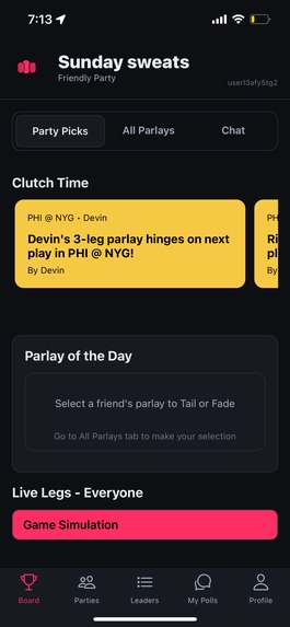 ParlayParty – screenshot 3