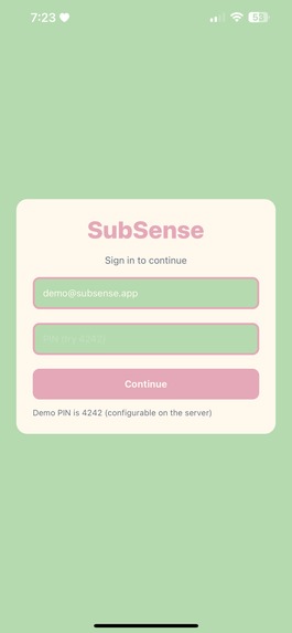 SubSense – screenshot 5