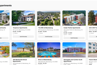 Blacksburg Apartment Finder