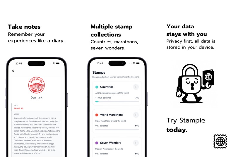 Stampie - Travel Journal – screenshot 2