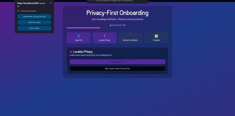 dApp – screenshot 2