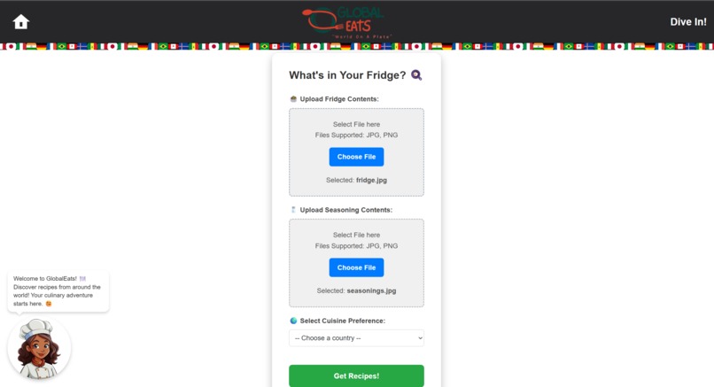 GlobalEats – screenshot 1