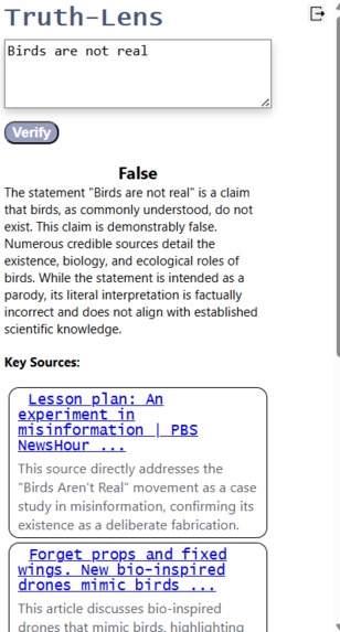 Truth-Lens – screenshot 1