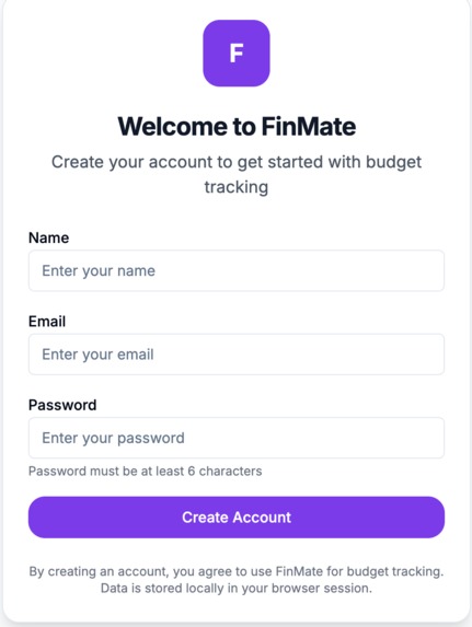 FinMate – screenshot 1