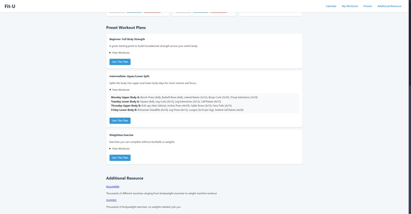 Fit-U – screenshot 2