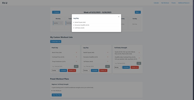 Fit-U – screenshot 3