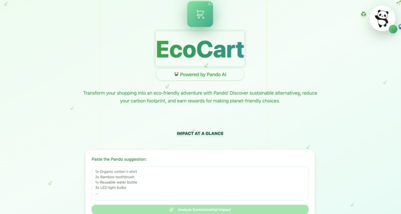 EcoCart – screenshot 1