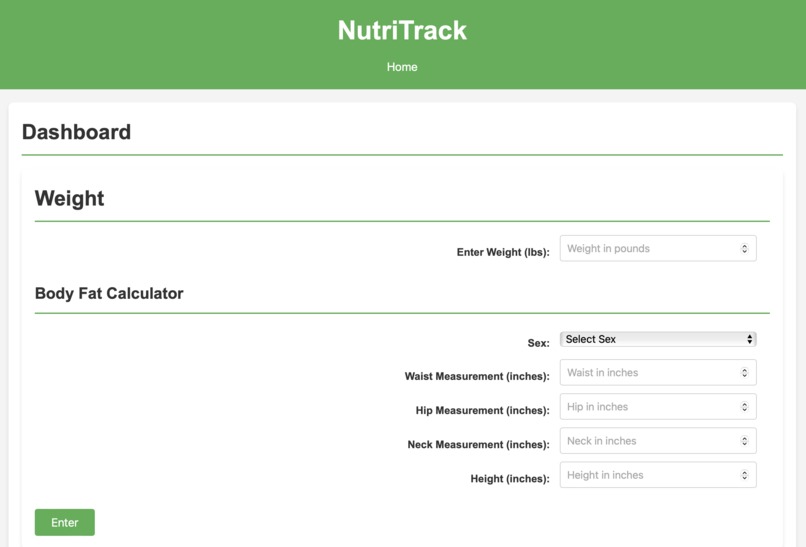 NutriTrack – screenshot 2