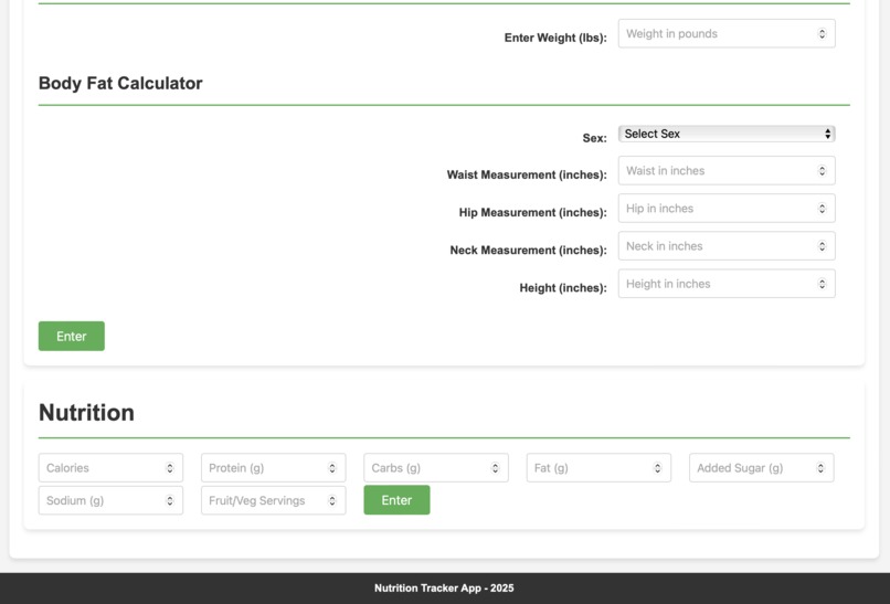 NutriTrack – screenshot 3