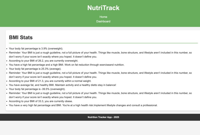 NutriTrack – screenshot 5
