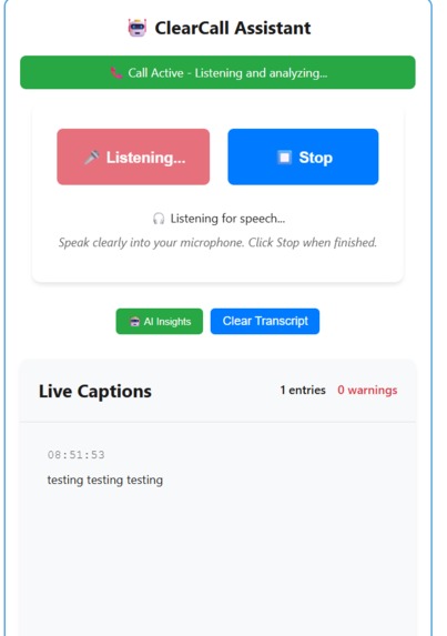 ClearCall – screenshot 7