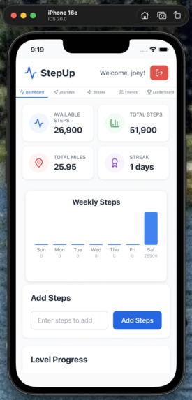 StepUp – screenshot 6