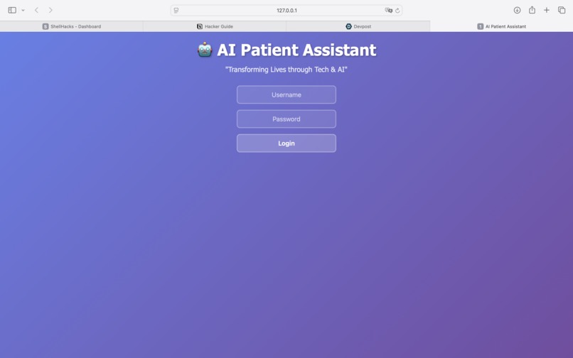 Agent Powered Patient Moniter – screenshot 1