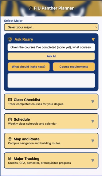 FIU Panther Planner – screenshot 3