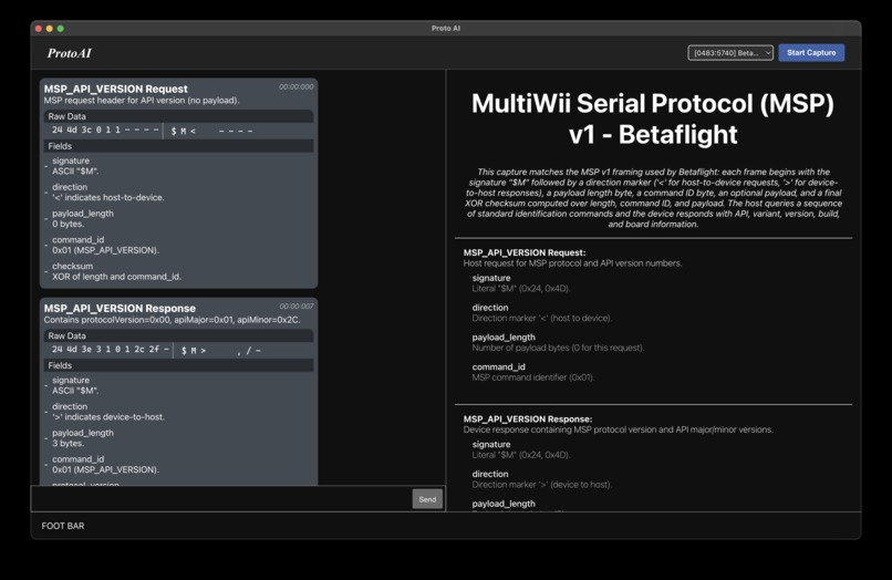 ProtoAI – screenshot 1