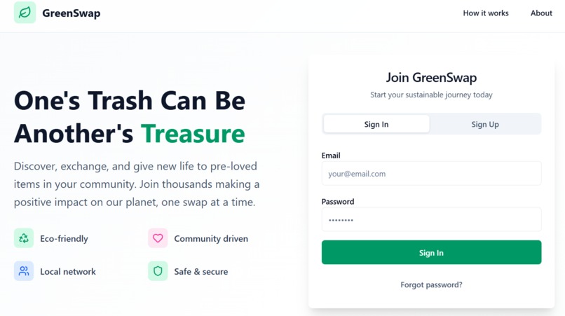 GreenSwap – screenshot 2