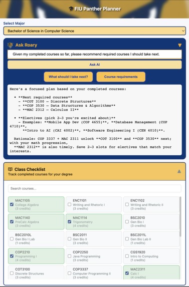 FIU Panther Planner – screenshot 5