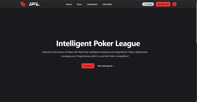Intelligent Poker League – screenshot 1