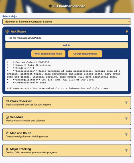 FIU Panther Planner – screenshot 4