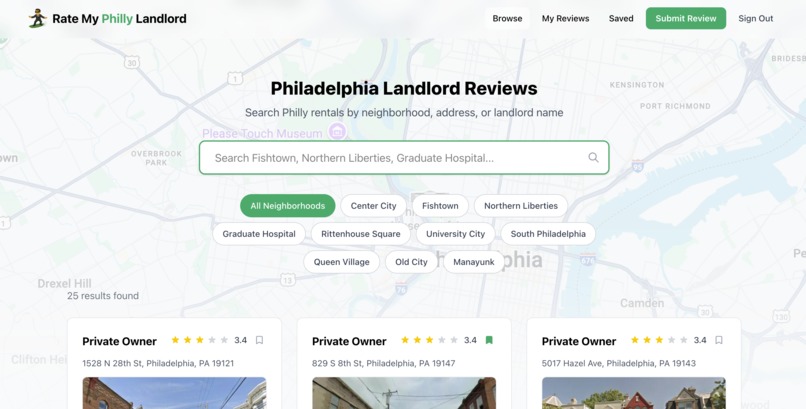 Rate My Philly Landlord – screenshot 2