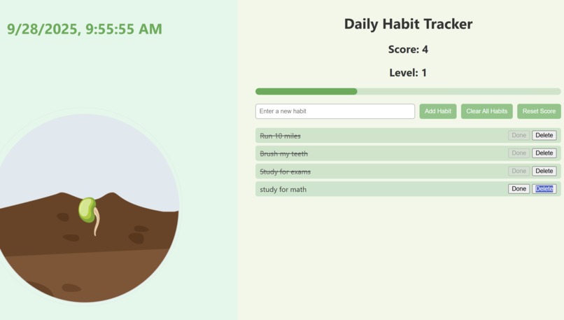Plant Habit Tracker – screenshot 1