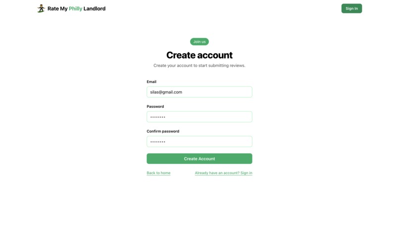 Rate My Philly Landlord – screenshot 6