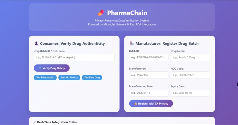 PharmaChain – screenshot 1