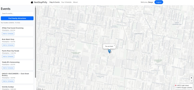 NextStopPhilly – screenshot 2