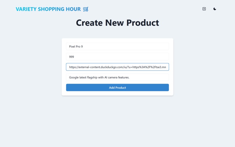 VarietyShoppingHour – screenshot 1