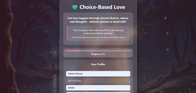 Choice Based love – screenshot 1