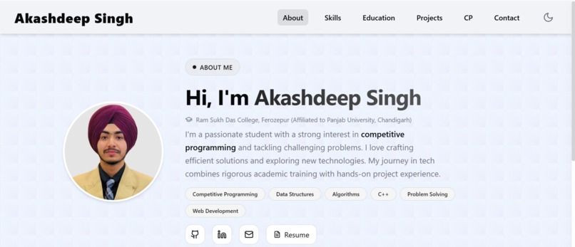 Akashdeep Singh Portfolio – screenshot 2