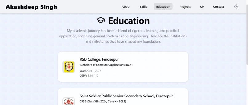Akashdeep Singh Portfolio – screenshot 3